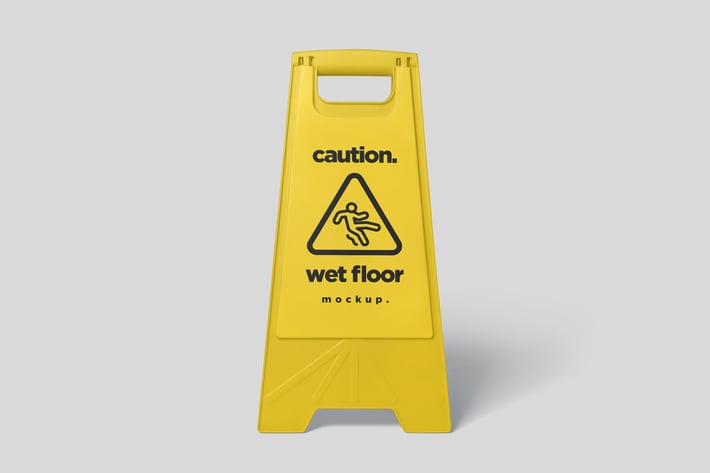 Caution Board Mockups