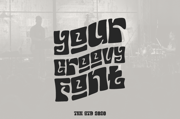 Your Groovy Font - Retro psychedelic 70s font