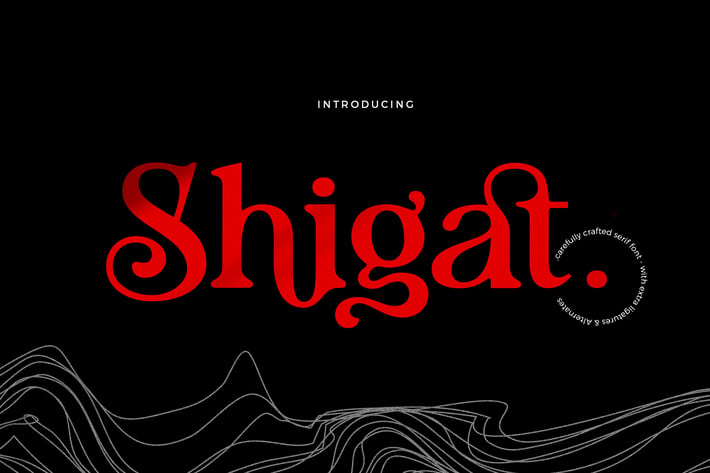 Shigat - Serif Font