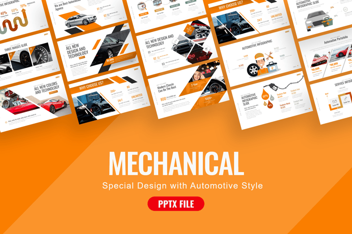 Mechanical Automotive Presentation Template