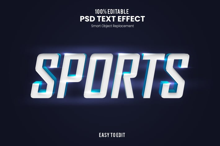 Sports - Sporty PSD Text Effect