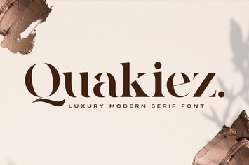 Quakiez - Luxury Modern Serif