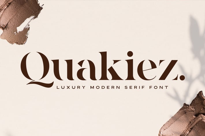 Quakiez - Luxury Modern Serif