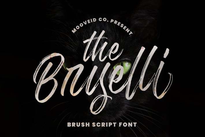 The Bryelli Brush Font