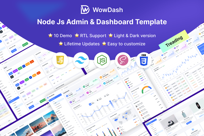 WowDash - NodeJs Tailwind Admin Dashboard Template