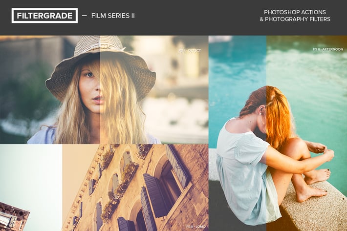 FilterGrade Film Series II Photoshop Actions