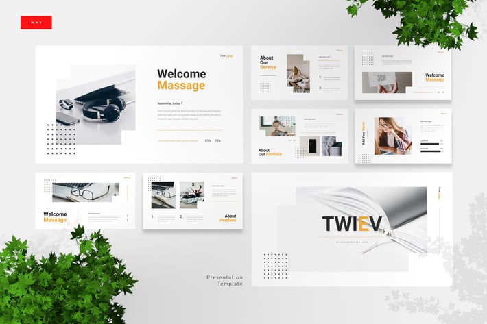 Twiev - Learning English Powerpoint Presentation