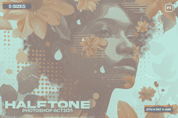 Halftone Photoshop Action