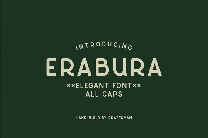 Erabura Elegant - Logo Font