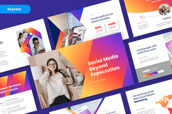 SOCIO - Social Media Marketing Keynote Template