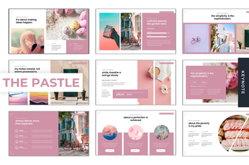 The Pastle Simplicity - Keynote Template