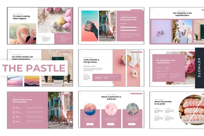 The Pastle Simplicity - Keynote Template