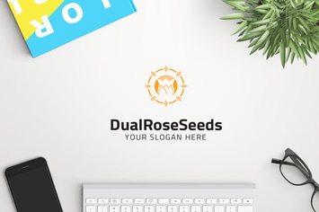 DualRoseSeeds professional logo