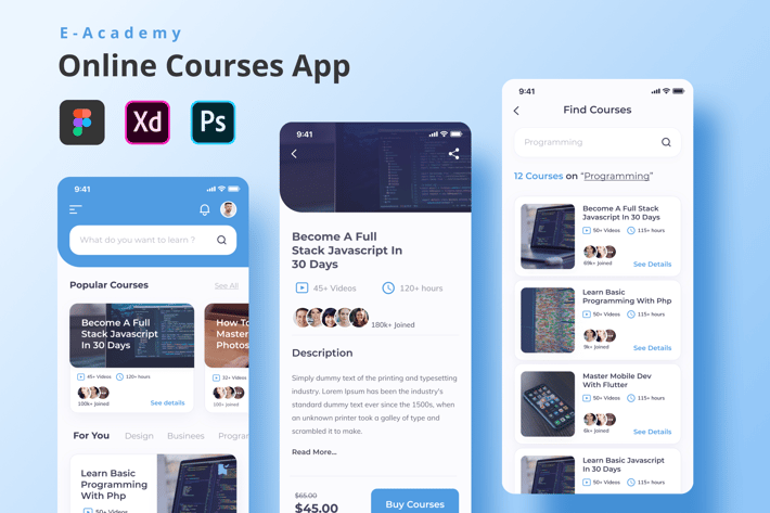 E-Academy - Online Course App