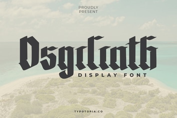 The Osgiliath Display Font