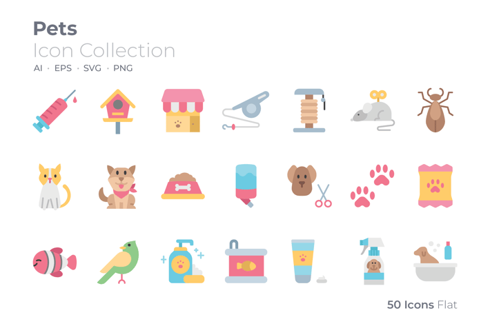 Pets Color Icon