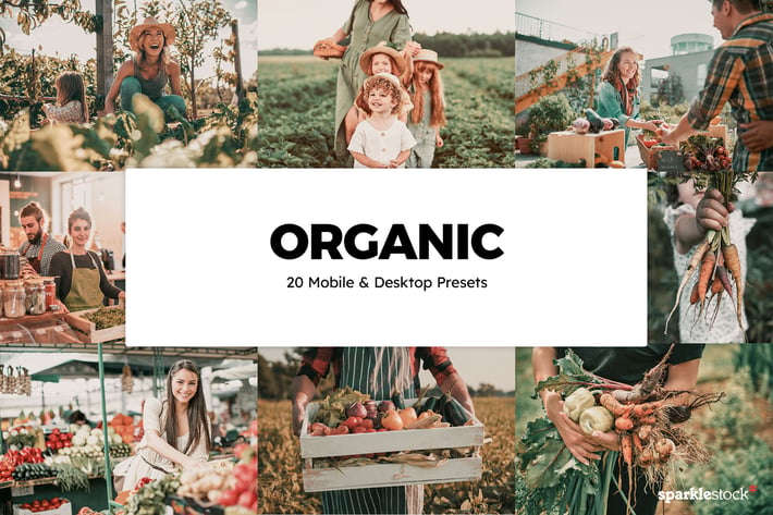 20 Organic Lightroom Presets & LUTs