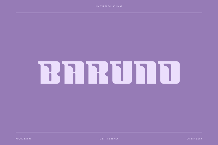 Baruno - Modern Sport Font