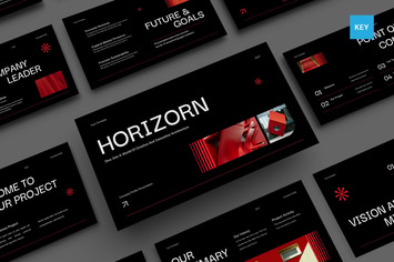 Black Red Modern Minimalist Company Profile | 002