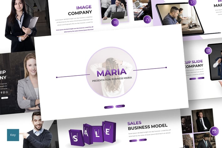 Maria - Business Keynote Template