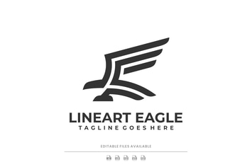 Eagle Line Art Logo