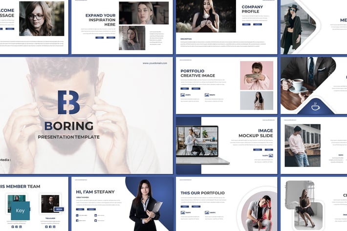 Boring - Business Keynote Template