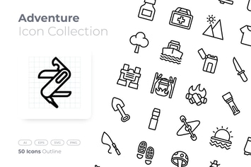 Adventure Outline Icon