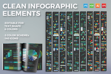 Clean Infographics