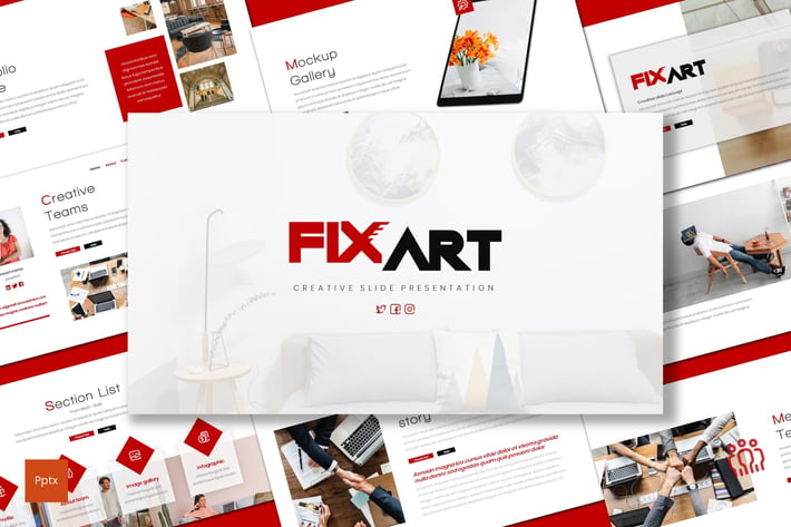 Fixart - Business Powerpoint Template