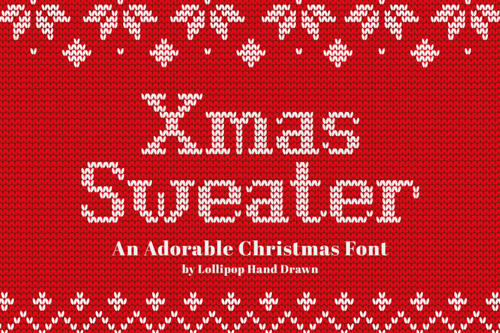 Xmas Sweater Font