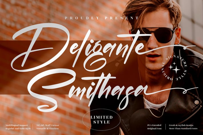 Deligante Smithasa Signature Font