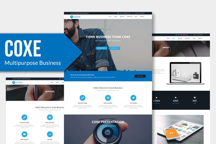COXE - Corporate Multipurpose Muse Template