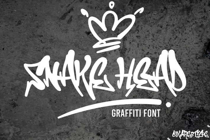 Snakehead - Awesome Graffiti Font