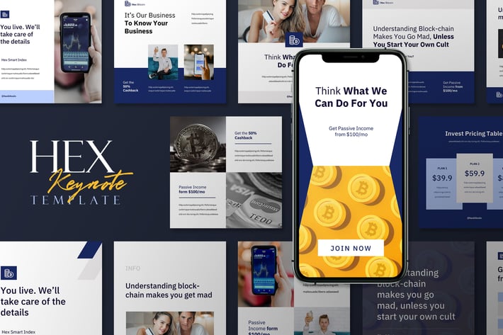 Hex - Keynote Instagram Template