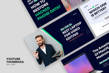 Youtube Thumbnail Template V.3