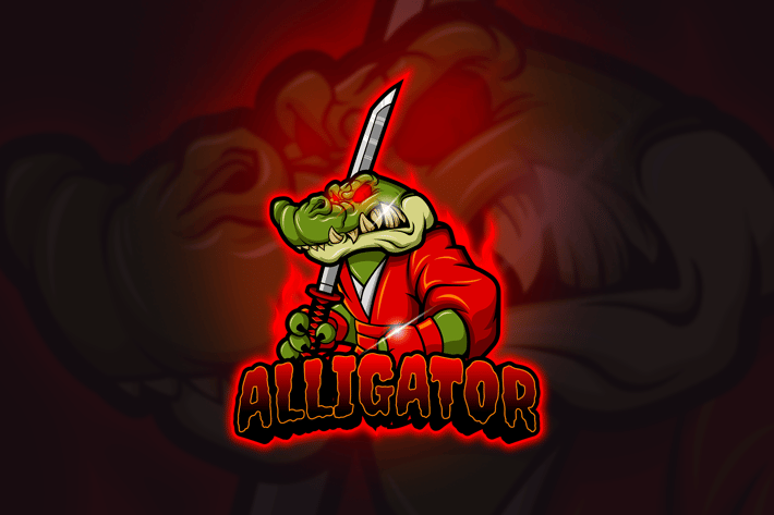 Alligator - Mascot & Esport Logo