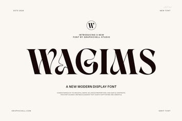 Wagims Unique Serif Font