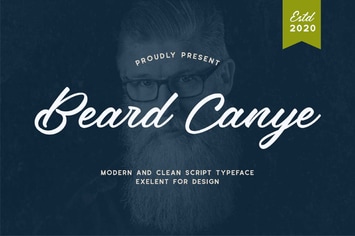 Beard Canye - Modern And Clean Script