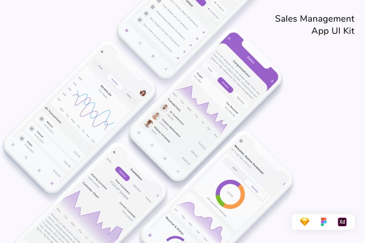 Sales Management App UI Kit