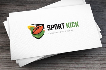 Sport Kick Logo Template