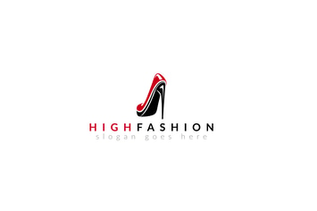 High Heels Shoe Logo