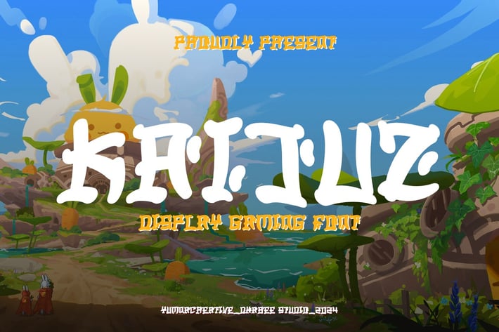 Kaijuz - Display Gaming Font