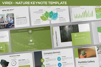 Viridi - Nature Keynote Template