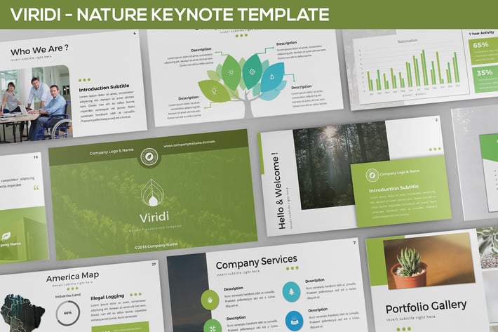 Viridi - Nature Keynote Template