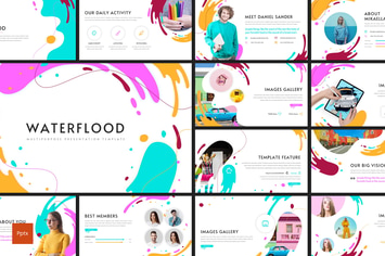 Waterflood - Powerpoint Template