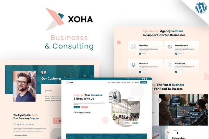 Xoha | Start-up Consulting WordPress Theme 