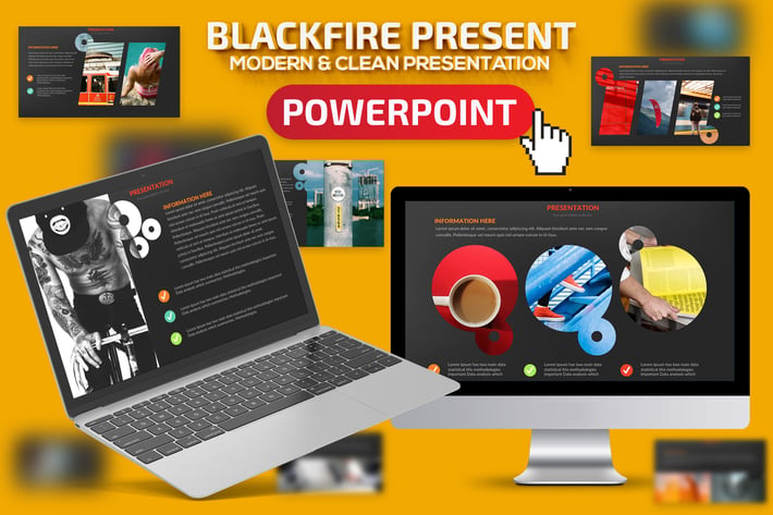 Blackfire Powerpoint Presentation Template