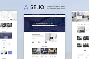 Selio - Real Estate PSD Template