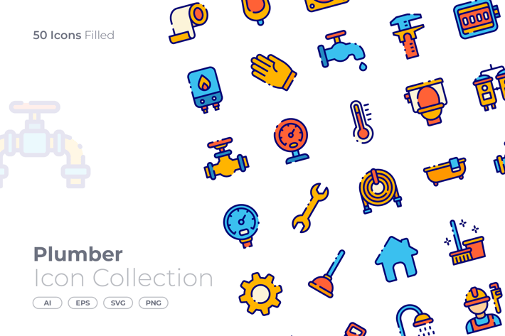 Plumber Filled Icon