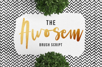 Awosem Typeface